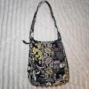 Vera Bradley Flap Close Crossbody HandBag Hipster Mailbag Baroque Pattern